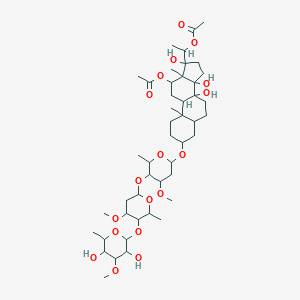 molecular formula C46H76O18 B162004 Marsdekoiside C CAS No. 139502-16-2