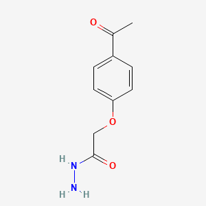 molecular formula C10H12N2O3 B1620040 Acetophenone, 4'-carbazoylmethoxy- CAS No. 42018-31-5