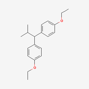 molecular formula C20H26O2 B1620042 Benzene, 1,1'-(2-methylpropylidene)bis(4-ethoxy- CAS No. 56265-21-5