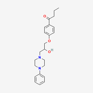 4'-(2-Hydroxy-3-(4-phenylpiperazinyl)propoxy)butyrophenone