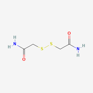 molecular formula C4H8N2O2S2 B1620047 Acetamide, 2,2'-dithiodi- CAS No. 64057-55-2