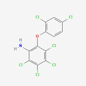 2,3,4,5-Tetrachloro-6-(2,4-dichlorophenoxy)aniline