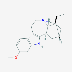 molecular formula C20H26N2O B162005 13-Methoxyibogamine CAS No. 83-94-3