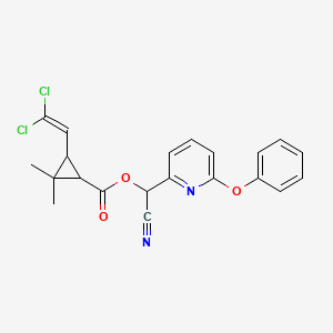 molecular formula C21H18Cl2N2O3 B1620051 Fenpirithrin CAS No. 68523-18-2