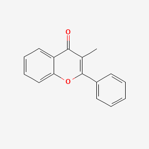molecular formula C16H12O2 B1620053 3-Methyl-2-phenylchromen-4-one CAS No. 71972-66-2
