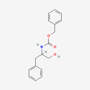 molecular formula C17H19NO3 B1620054 N-(1-Benzyl-2-hydroxyethyl)carbamic acid benzyl ester CAS No. 73747-40-7