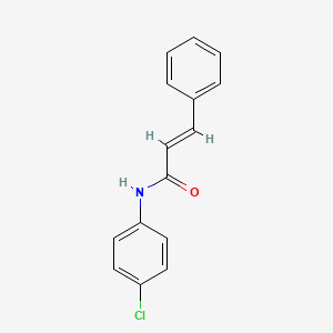 molecular formula C15H12ClNO B1620063 N-(4-Chlorophenyl)-3-phenylacrylamide CAS No. 53691-91-1