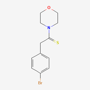 2-(4-Bromo-phenyl)-1-morpholin-4-yl-ethanethione