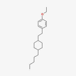 1-Ethoxy-4-[2-(4-pentylcyclohexyl)ethyl]benzene