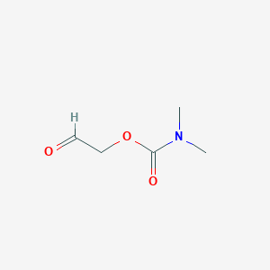 molecular formula C5H9NO3 B162009 2-oxoethyl N,N-dimethylcarbamate CAS No. 133731-62-1