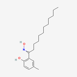 2-(N-Hydroxy-C-undecylcarbonimidoyl)-4-methylphenol