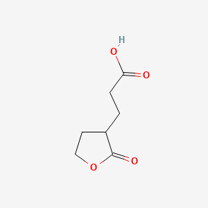 3-(2-Oxotetrahydro-3-furanyl)propanoic acid