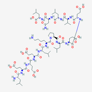 molecular formula C75H126N16O26 B1620102 Peptide 84 CAS No. 90686-89-8