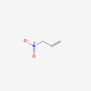 molecular formula C3H5NO2 B1620108 1-Propene, 3-nitro- CAS No. 625-46-7