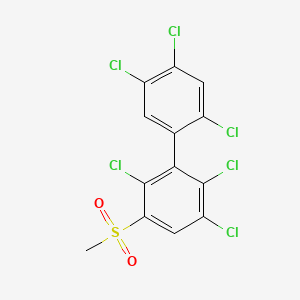 1,1'-Biphenyl, 2,2',3,4',5',6-hexachloro-5-(methylsulfonyl)-