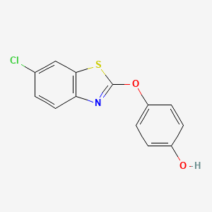 4-[(6-Chloro-2-benzothiazolyl)oxy]phenol