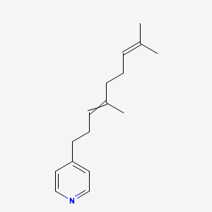 4-(4,8-Dimethylnona-3,7-dienyl)pyridine