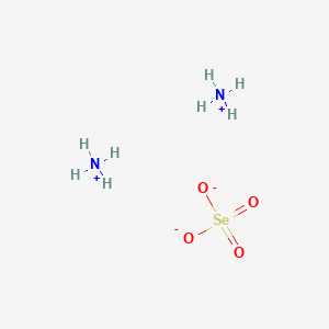 molecular formula H8N2O4Se B1620130 diazanium;selenate CAS No. 7783-21-3