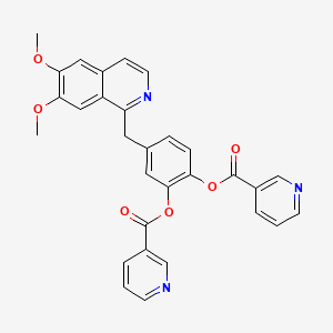 molecular formula C30H23N3O6 B1620133 Niceverine CAS No. 2545-24-6