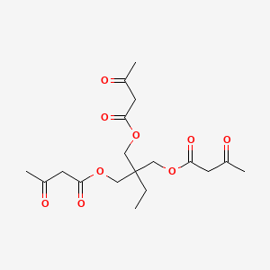 2-Ethyl-2-(hydroxymethyl)-1,3-propanediol triacetoacetate
