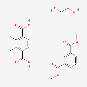 molecular formula C22H26O10 B1620136 1,3-Benzenedicarboxylic acid, dimethyl ester, polymer with dimethyl 1,4-benzenedicarboxylate and 1,2-ethanediol CAS No. 25135-73-3