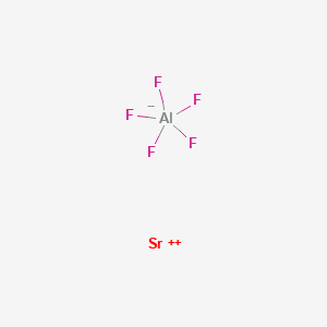 molecular formula AlF5S B1620146 Strontium pentafluoroaluminate CAS No. 31794-92-0