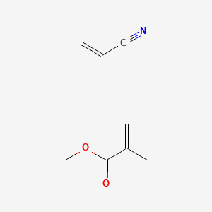 molecular formula C8H11NO2 B1620148 Methyl 2-methylprop-2-enoate;prop-2-enenitrile CAS No. 30396-85-1