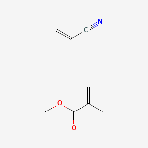 2-Propenoic acid, 2-methyl-, methyl ester, polymer with 2-propenenitrile