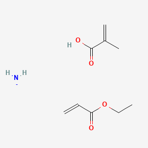 molecular formula C9H16NO4- B1620152 azanide;ethyl prop-2-enoate;2-methylprop-2-enoic acid CAS No. 37624-87-6