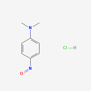 molecular formula C8H11ClN2O B1620155 N,N-Dimethyl-4-nitrosoanilinium chloride CAS No. 42344-05-8
