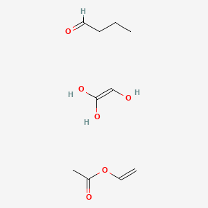 molecular formula C10H18O6 B1620162 Butanal;ethene-1,1,2-triol;ethenyl acetate CAS No. 68648-78-2