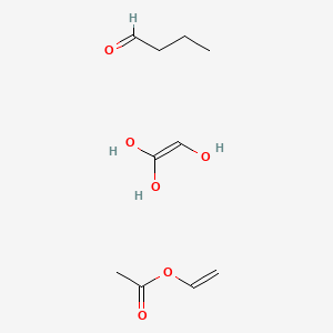 Acetic acid ethenyl ester, polymer with ethenol, cyclic acetal with butanal