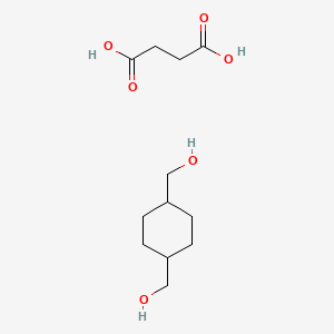 molecular formula C12H22O6 B1620167 Butanedioic acid;[4-(hydroxymethyl)cyclohexyl]methanol CAS No. 60836-39-7