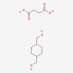 molecular formula C12H22O6 B1620167 Butanedioic acid, polymer with 1,4-cyclohexanedimethanol CAS No. 60836-39-7