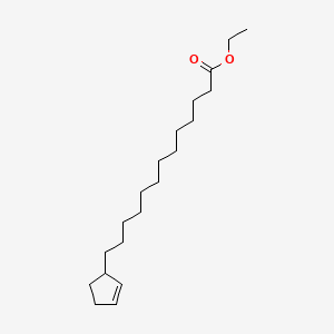molecular formula C20H36O2 B1620173 Chaulmoogric acid, ethyl ester CAS No. 623-32-5