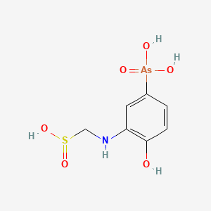 molecular formula C7H10AsNO6S B1620175 PhenarsoneSulfoxylate CAS No. 497-97-2