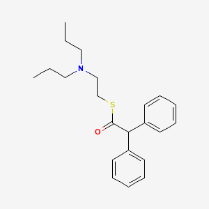 molecular formula C22H29NOS B1620185 Diprofene CAS No. 5835-72-3