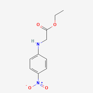molecular formula C10H12N2O4 B1620186 N-(4-Nitrophenyl)glycine ethyl ester CAS No. 3589-59-1