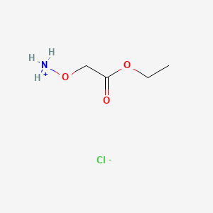 molecular formula C4H10ClNO3 B1620187 Ethyl aminooxyacetate hydrochloride CAS No. 3919-73-1