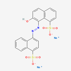 molecular formula C20H12N2Na2O7S2 B1620199 Acid red 25 CAS No. 5858-93-5