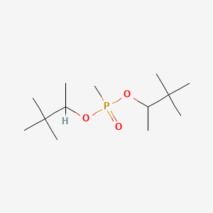 molecular formula C13H29O3P B1620205 Bis(1,2,2-trimethylpropyl) methylphosphonate CAS No. 7040-58-6