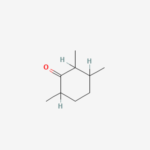 molecular formula C9H16O B1620215 Cyclohexanone, 2,3,6-trimethyl- CAS No. 42185-47-7