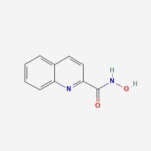 molecular formula C10H8N2O2 B1620221 N-hydroxyquinoline-2-carboxamide CAS No. 37137-42-1