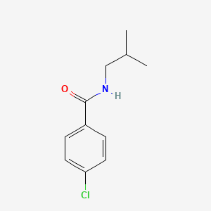 molecular formula C11H14ClNO B1620237 4-chloro-N-(2-methylpropyl)benzamide CAS No. 7461-33-8