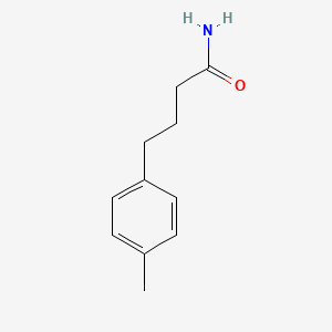 molecular formula C11H15NO B1620239 4-(4-Methylphenyl)butanamide CAS No. 4521-23-7