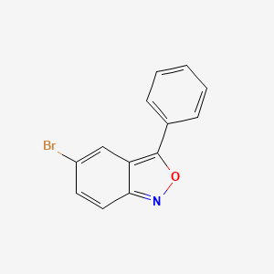 molecular formula C13H8BrNO B1620240 5-Bromo-3-phenyl-2,1-benzisoxazole CAS No. 885-34-7