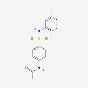 molecular formula C16H18N2O3S B1620252 N-[4-[(2,5-dimethylphenyl)sulfamoyl]phenyl]acetamide CAS No. 2158-18-1