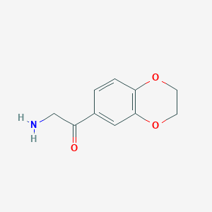 2-Amino-1-(2,3-dihydrobenzo[b][1,4]dioxin-6-yl)ethanone