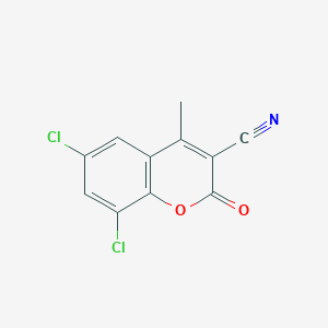 3-Cyano-6,8-dichloro-4-methylcoumarin