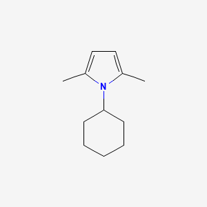 molecular formula C12H19N B1620282 1-Cyclohexyl-2,5-dimethyl-1h-pyrrole CAS No. 24836-02-0